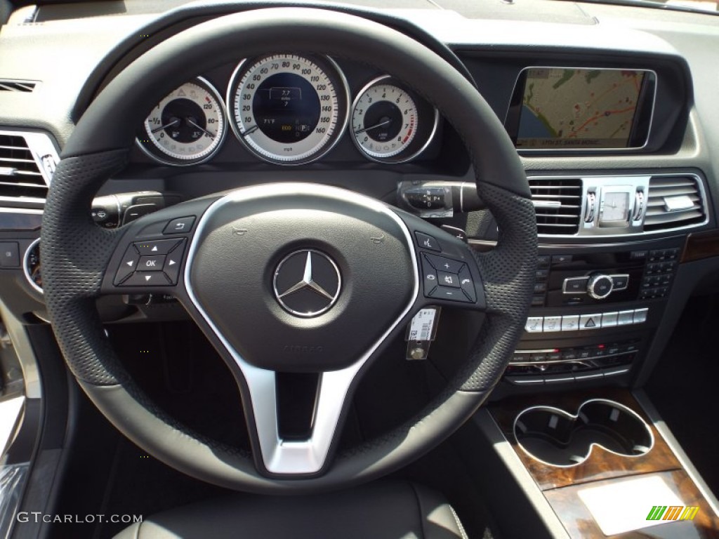 2014 E 350 Cabriolet - Paladium Silver Metallic / Black photo #7