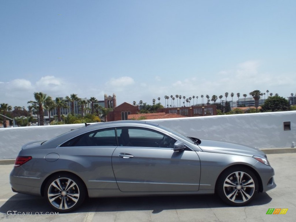 2014 E 350 Coupe - Paladium Silver Metallic / Black photo #3