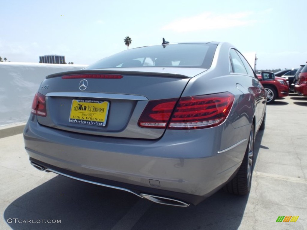 2014 E 350 Coupe - Paladium Silver Metallic / Black photo #4
