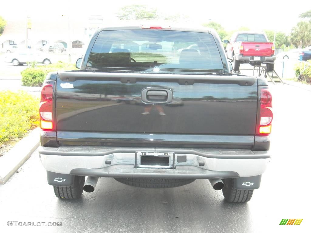 2004 Silverado 1500 LT Extended Cab - Black / Medium Gray photo #4