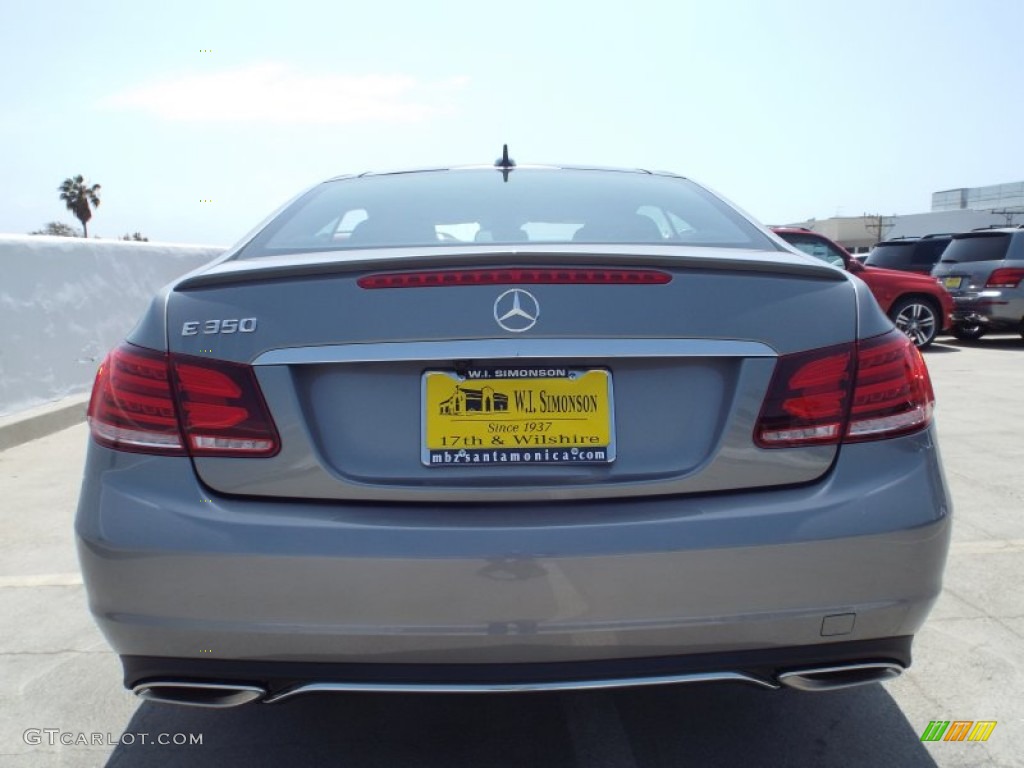 2014 E 350 Coupe - Paladium Silver Metallic / Black photo #5