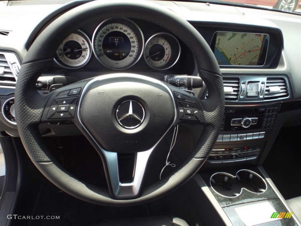 2014 E 350 Coupe - Paladium Silver Metallic / Black photo #9