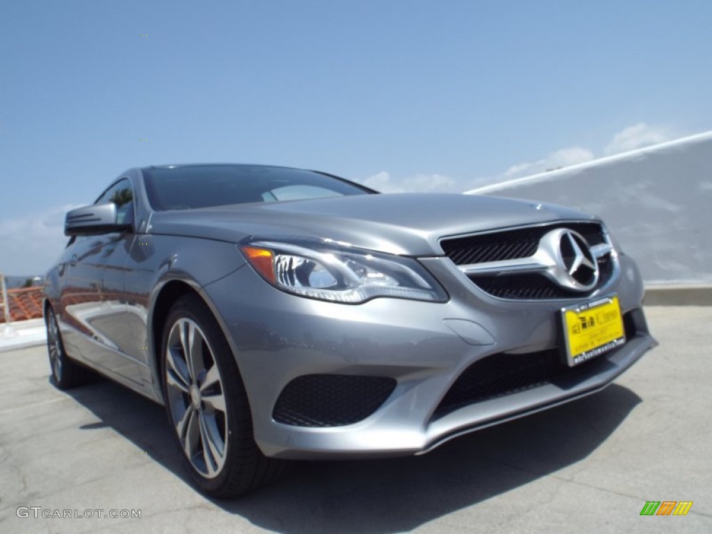 2014 E 350 Coupe - Paladium Silver Metallic / Black photo #11