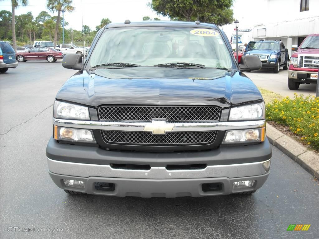 2004 Silverado 1500 LT Extended Cab - Black / Medium Gray photo #8