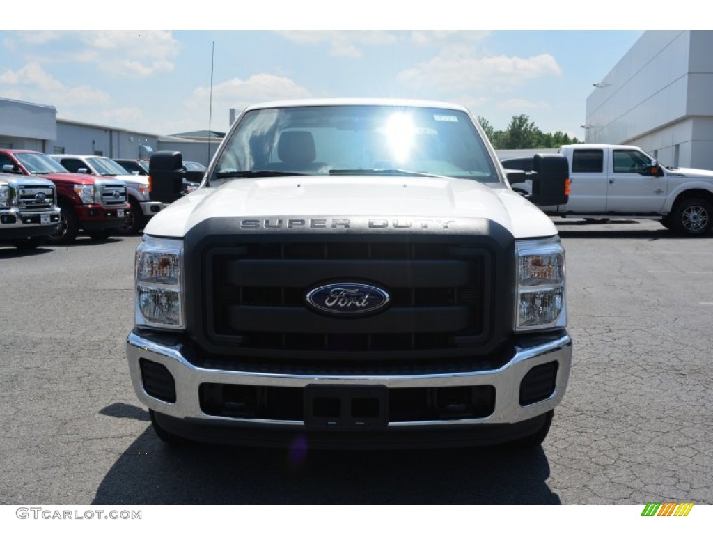 2015 F250 Super Duty XL Super Cab - Oxford White / Steel photo #4