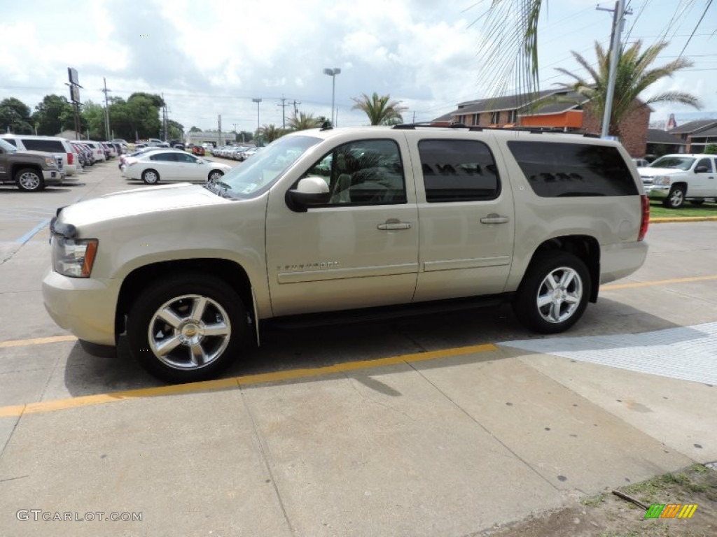 Gold Mist Metallic 2009 Chevrolet Suburban LT Exterior Photo #93450547