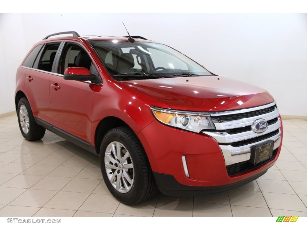 2012 Edge Limited AWD - Red Candy Metallic / Charcoal Black photo #1