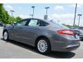 2014 Sterling Gray Ford Fusion Hybrid SE  photo #25