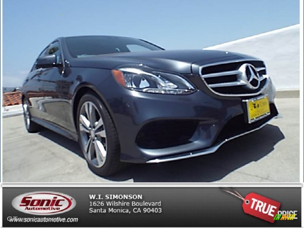2014 E 350 Sport Sedan - Steel Gray Metallic / Black photo #1