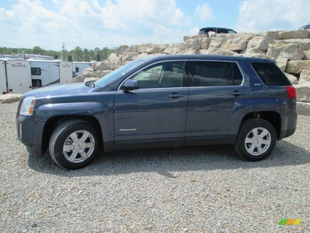2014 Terrain SLE - Atlantis Blue Metallic / Jet Black photo #3