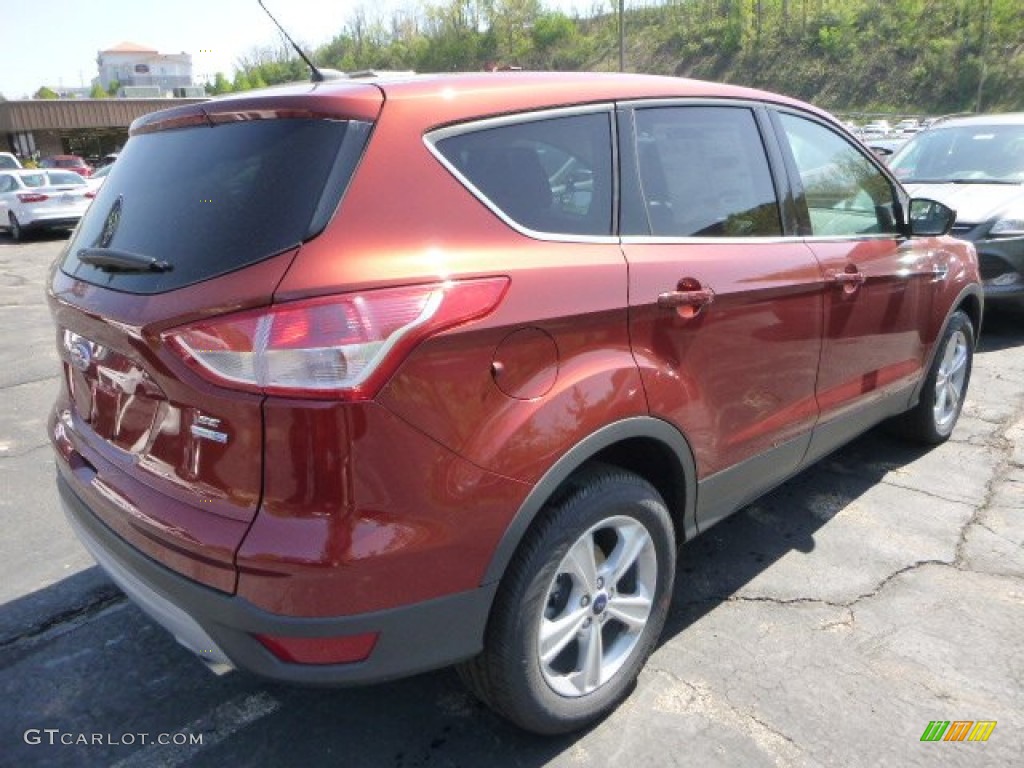 2014 Escape SE 2.0L EcoBoost 4WD - Sunset / Charcoal Black photo #2