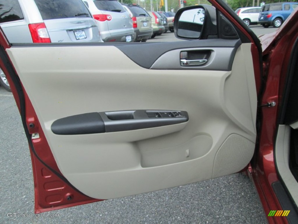 2011 Impreza 2.5i Premium Wagon - Paprika Red Pearl / Ivory photo #12