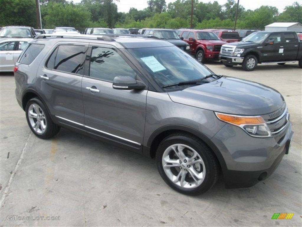2014 Explorer Limited - Sterling Gray / Charcoal Black photo #9