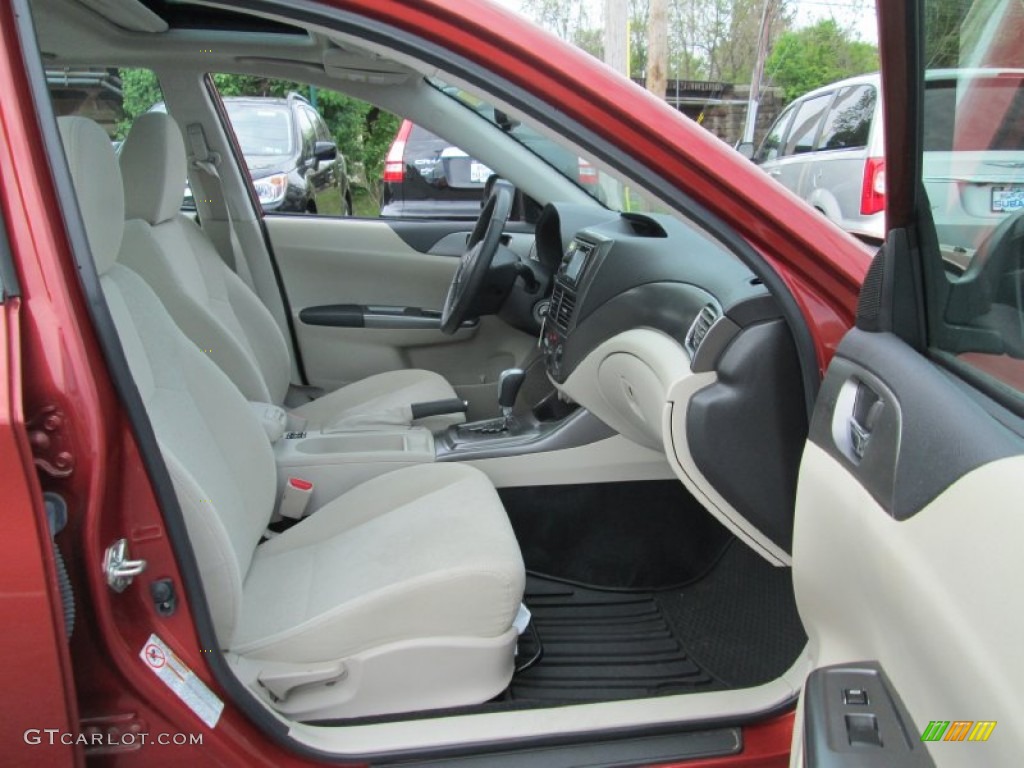 2011 Impreza 2.5i Premium Wagon - Paprika Red Pearl / Ivory photo #17