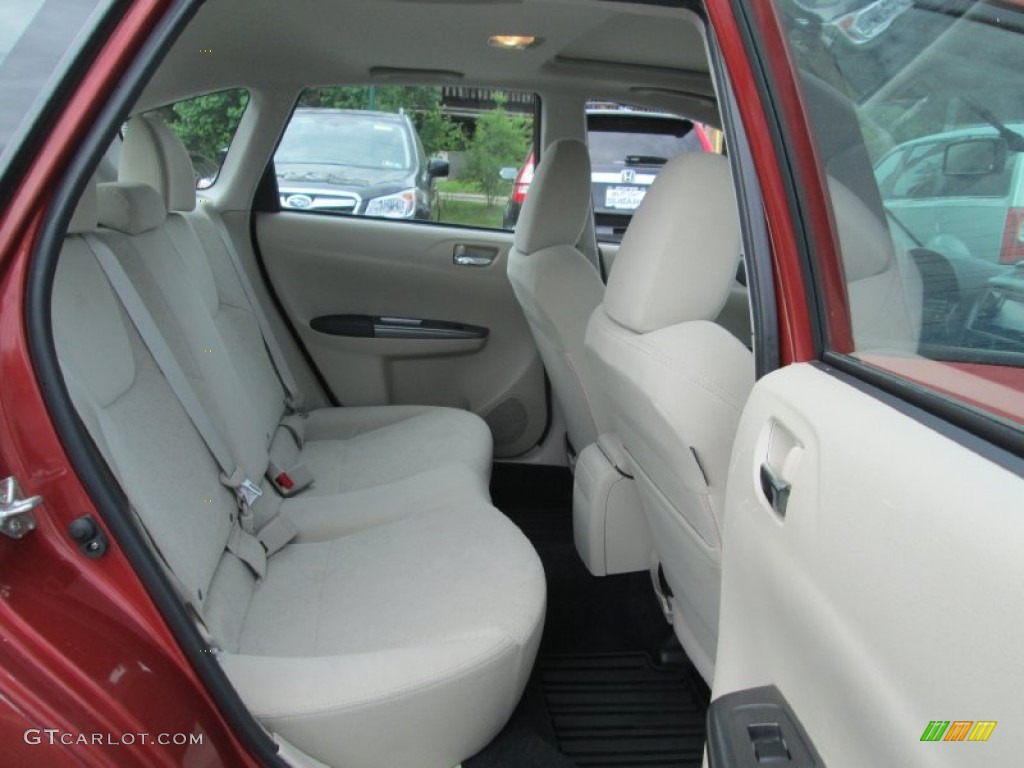 2011 Impreza 2.5i Premium Wagon - Paprika Red Pearl / Ivory photo #18