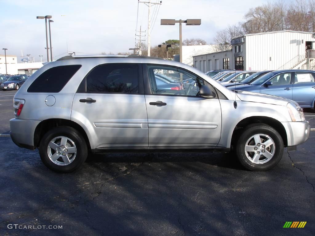 2005 Equinox LS AWD - Galaxy Silver Metallic / Light Gray photo #3