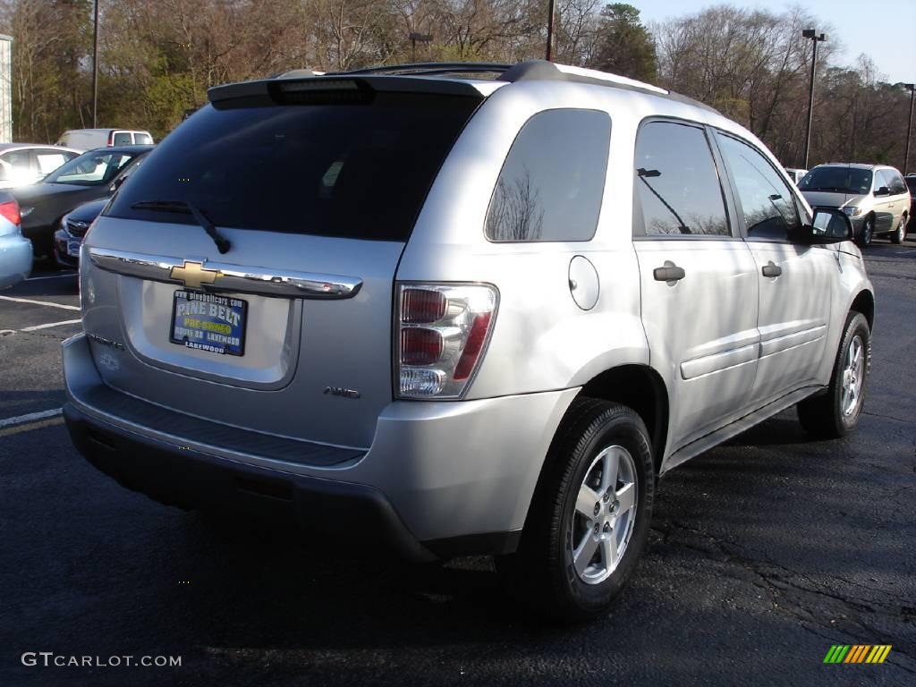 2005 Equinox LS AWD - Galaxy Silver Metallic / Light Gray photo #4