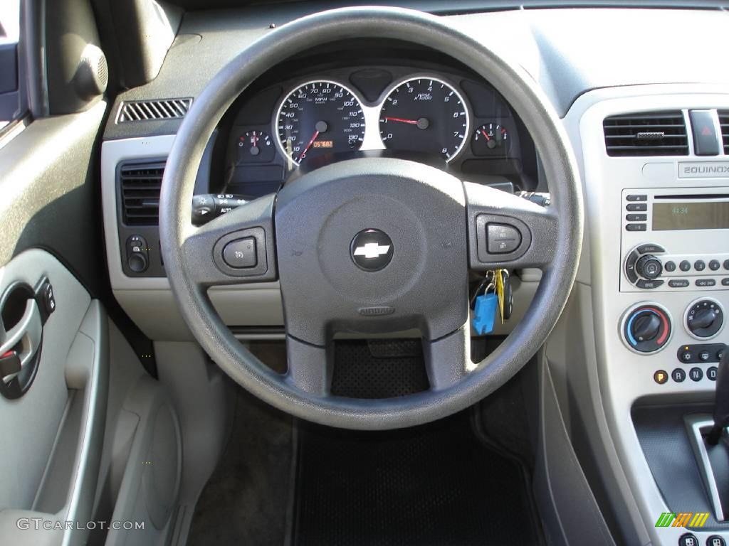 2005 Equinox LS AWD - Galaxy Silver Metallic / Light Gray photo #11