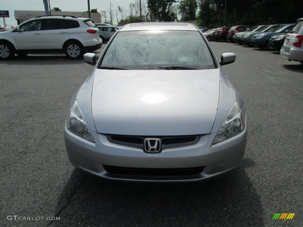2003 Accord EX Sedan - Satin Silver Metallic / Black photo #3