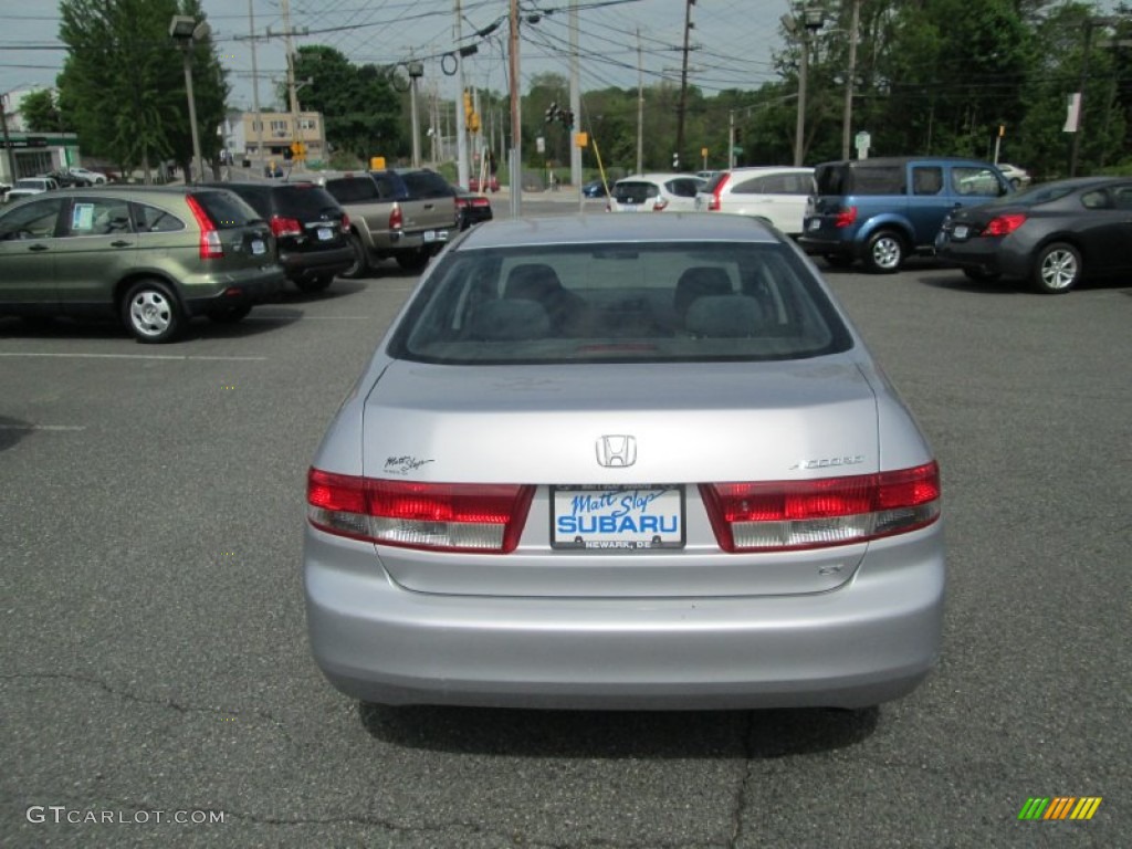 2003 Accord EX Sedan - Satin Silver Metallic / Black photo #7
