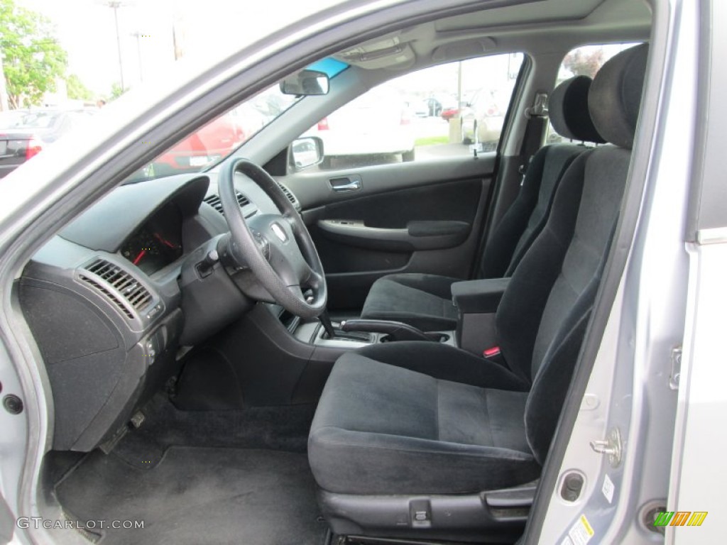 2003 Accord EX Sedan - Satin Silver Metallic / Black photo #11