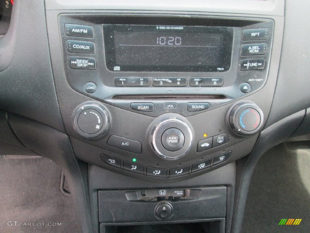 2003 Accord EX Sedan - Satin Silver Metallic / Black photo #25