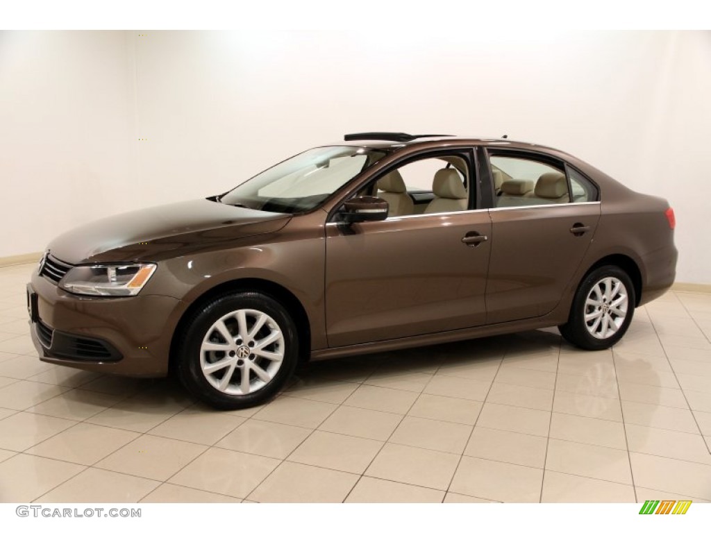 Toffee Brown Metallic 2013 Volkswagen Jetta SE Sedan Exterior Photo #93458524