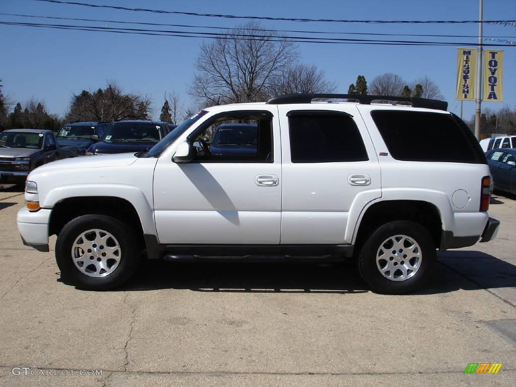 2005 Tahoe Z71 4x4 - Summit White / Tan/Neutral photo #5