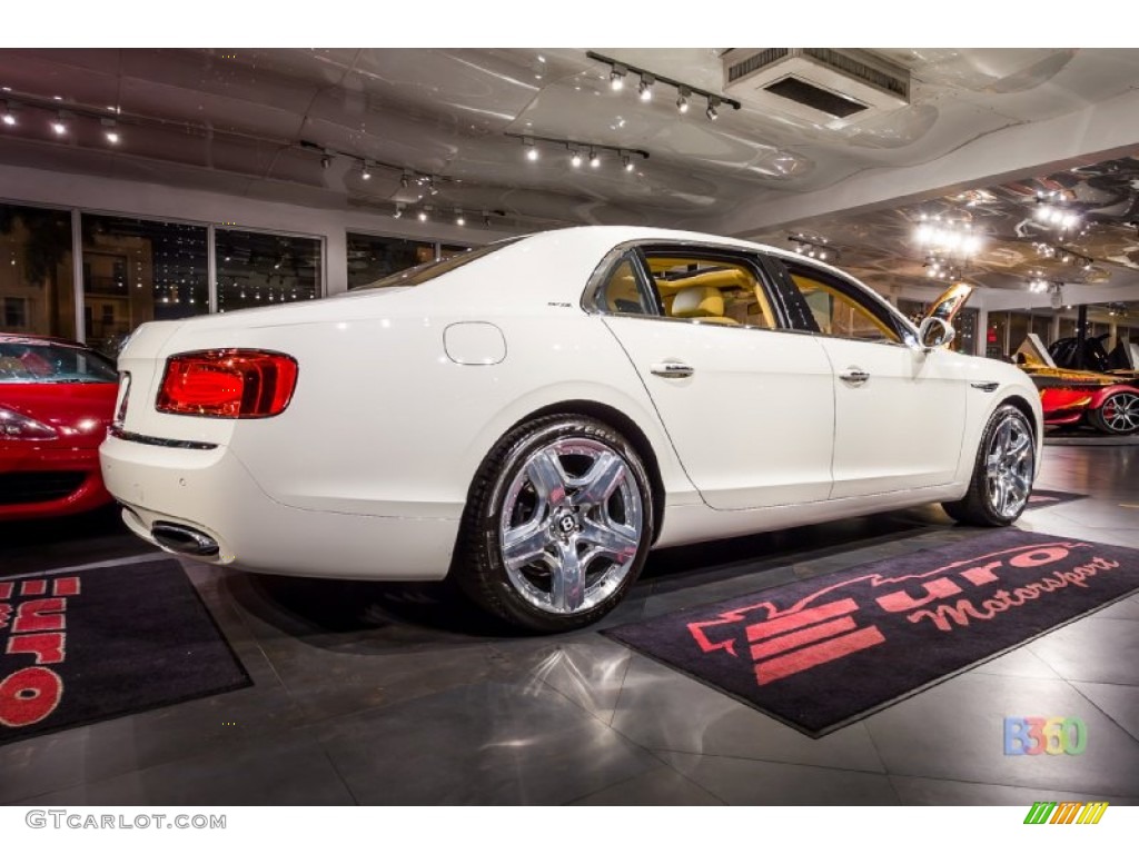 2014 Flying Spur W12 - Glacier White / Magnolia photo #8