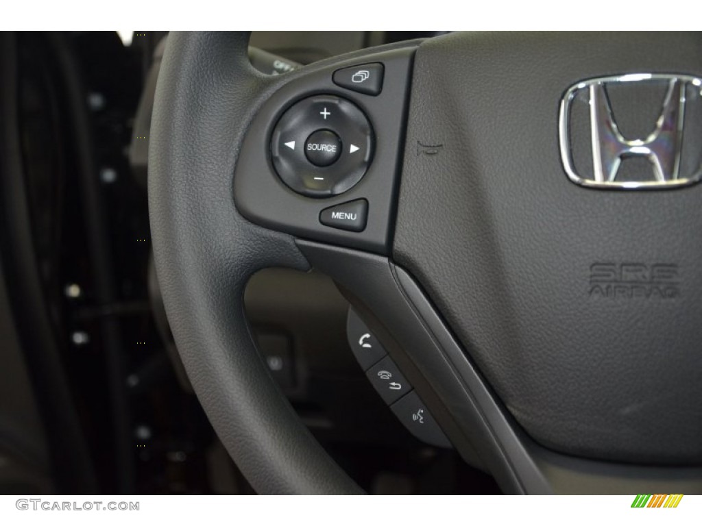 2014 CR-V LX - Crystal Black Pearl / Black photo #13