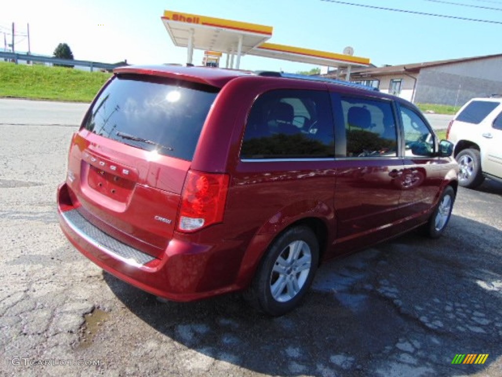 2011 Grand Caravan Crew - Deep Cherry Red Crystal Pearl / Black/Light Graystone photo #6