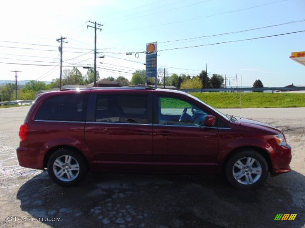 2011 Grand Caravan Crew - Deep Cherry Red Crystal Pearl / Black/Light Graystone photo #7