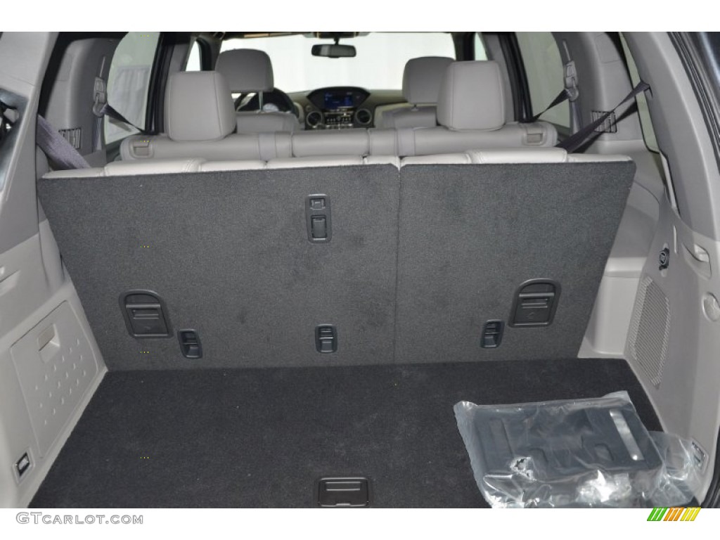 2014 Pilot EX-L - Modern Steel Metallic / Gray photo #21