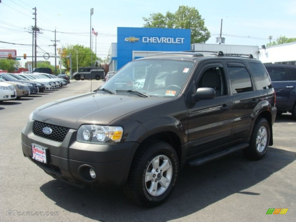 2007 Escape XLT V6 4WD - Dark Stone Metallic / Medium/Dark Flint photo #1