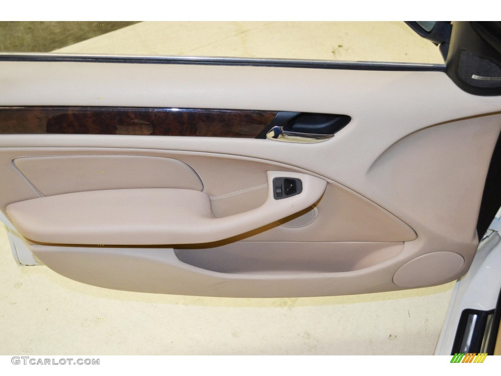 2003 3 Series 330i Sedan - Alpine White / Beige photo #19