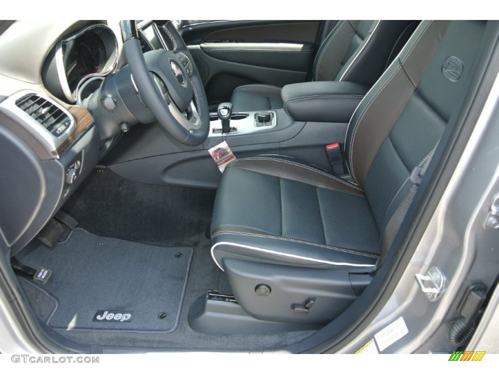 Overland Vesuvio Indigo Blue/Jeep Brown Interior 2014 Jeep Grand Cherokee Overland 4x4 Photo #93466567