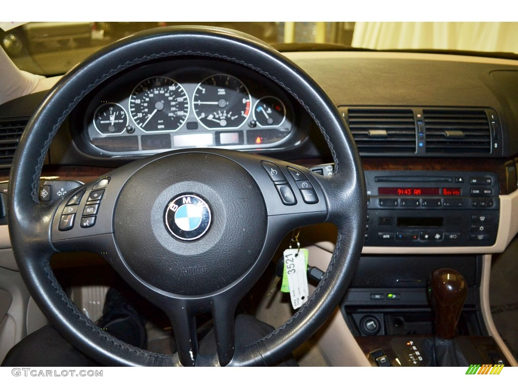2003 3 Series 330i Sedan - Alpine White / Beige photo #25