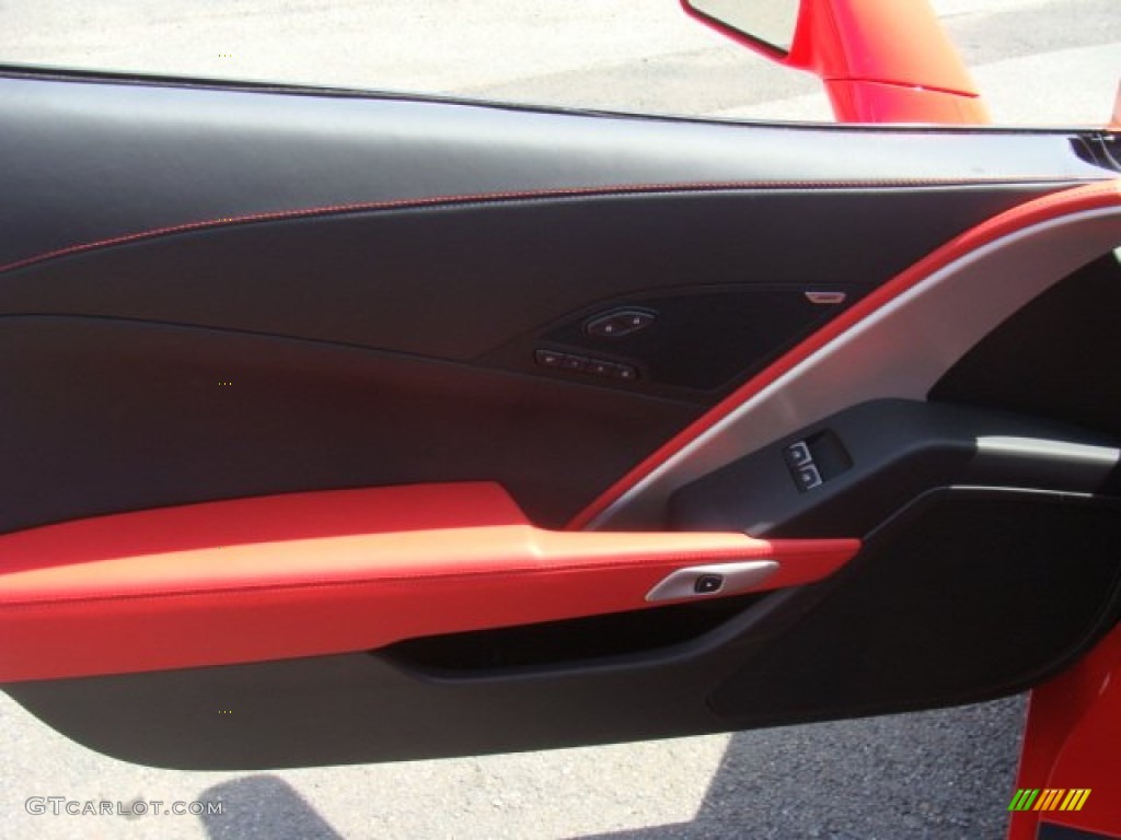 2014 Corvette Stingray Coupe Z51 - Torch Red / Adrenaline Red photo #7