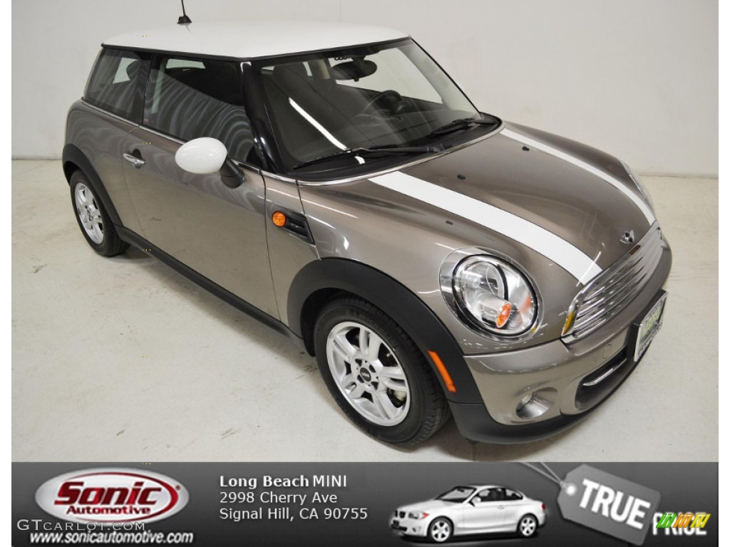 2011 Cooper Hardtop - Velvet Silver Metallic / Carbon Black photo #1