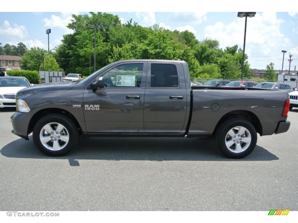 2014 1500 Express Quad Cab - Granite Crystal Metallic / Black/Diesel Gray photo #3