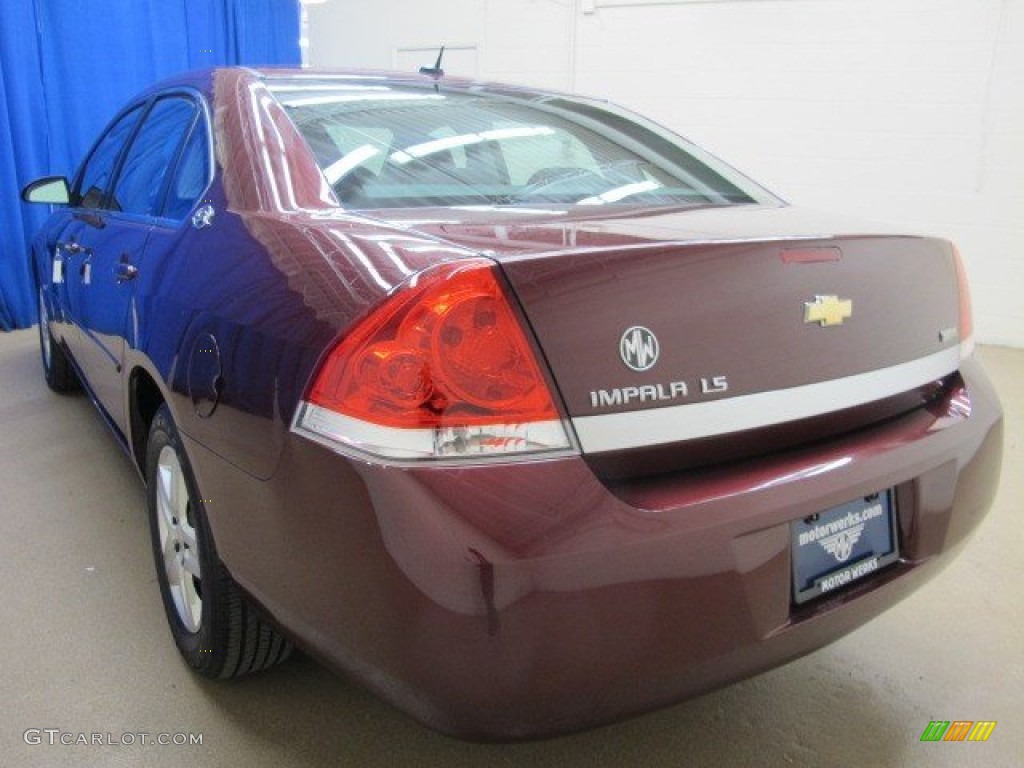 2007 Impala LS - Bordeaux Red / Ebony Black photo #5