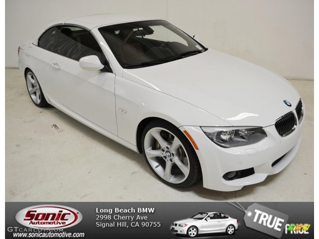 2011 3 Series 335i Convertible - Alpine White / Saddle Brown Dakota Leather photo #1