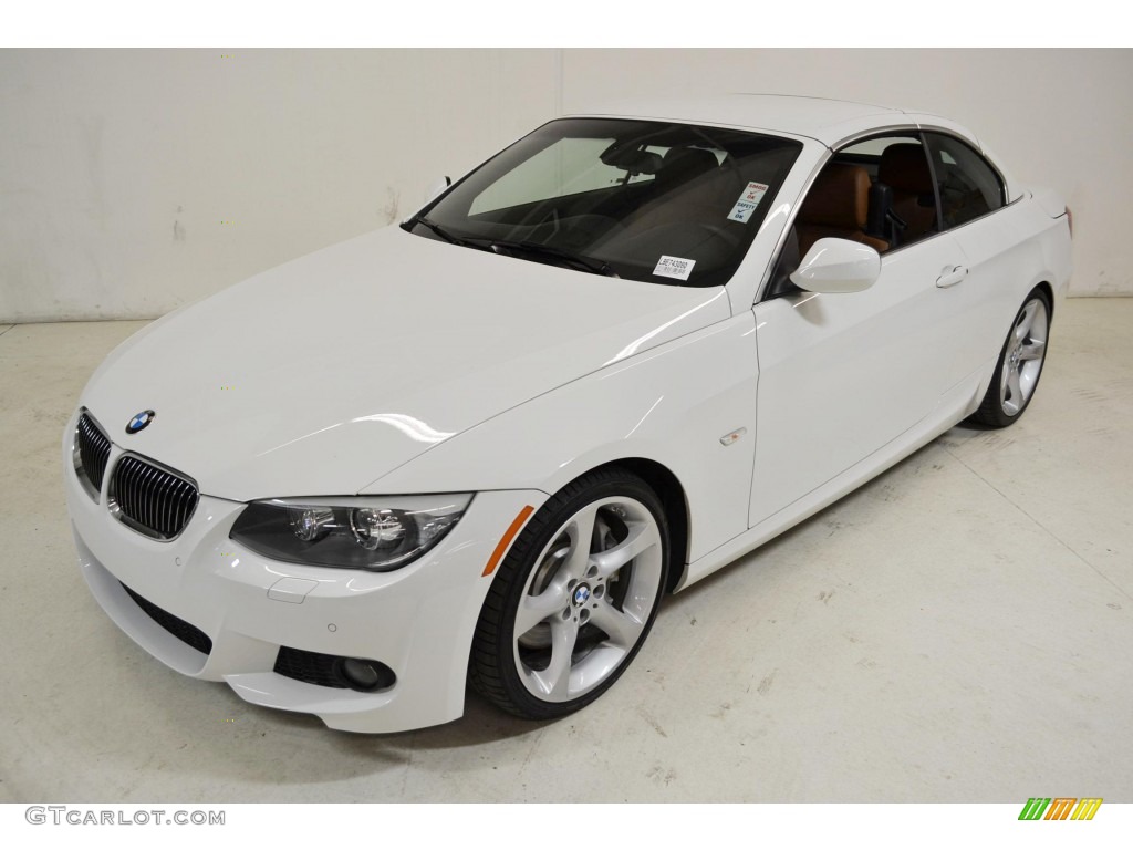 2011 3 Series 335i Convertible - Alpine White / Saddle Brown Dakota Leather photo #9