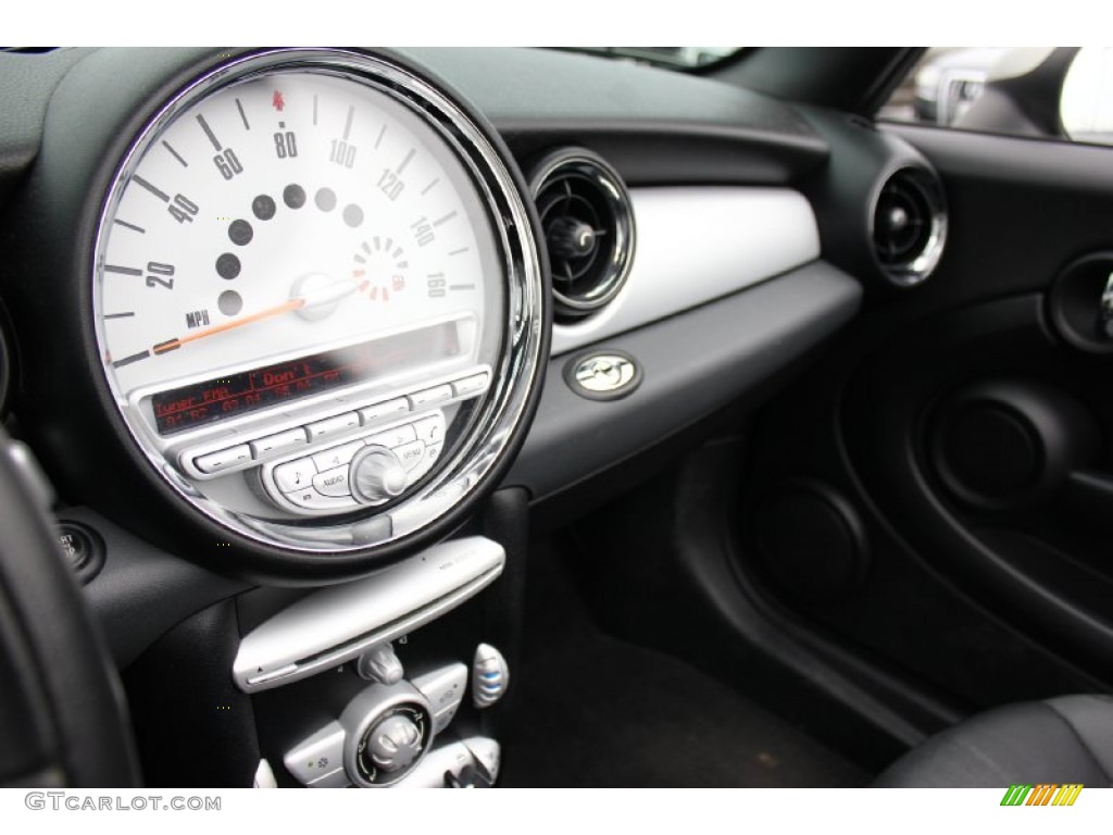 2010 Cooper Convertible - Sparkling Silver Metallic / Grey/Carbon Black photo #15