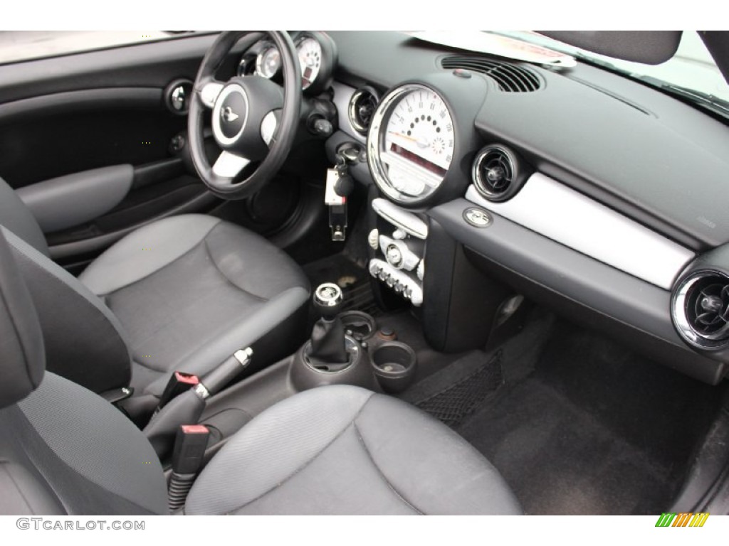 2010 Cooper Convertible - Sparkling Silver Metallic / Grey/Carbon Black photo #29