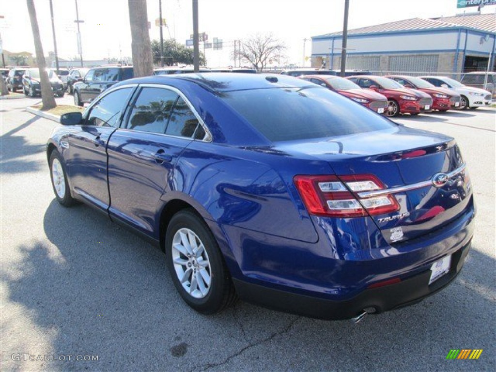 2014 Taurus SE - Deep Impact Blue / Dune photo #10