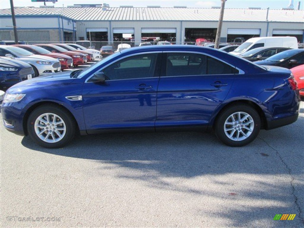 2014 Taurus SE - Deep Impact Blue / Dune photo #11