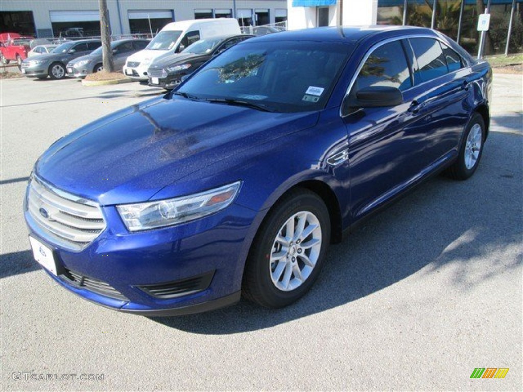 2014 Taurus SE - Deep Impact Blue / Dune photo #1