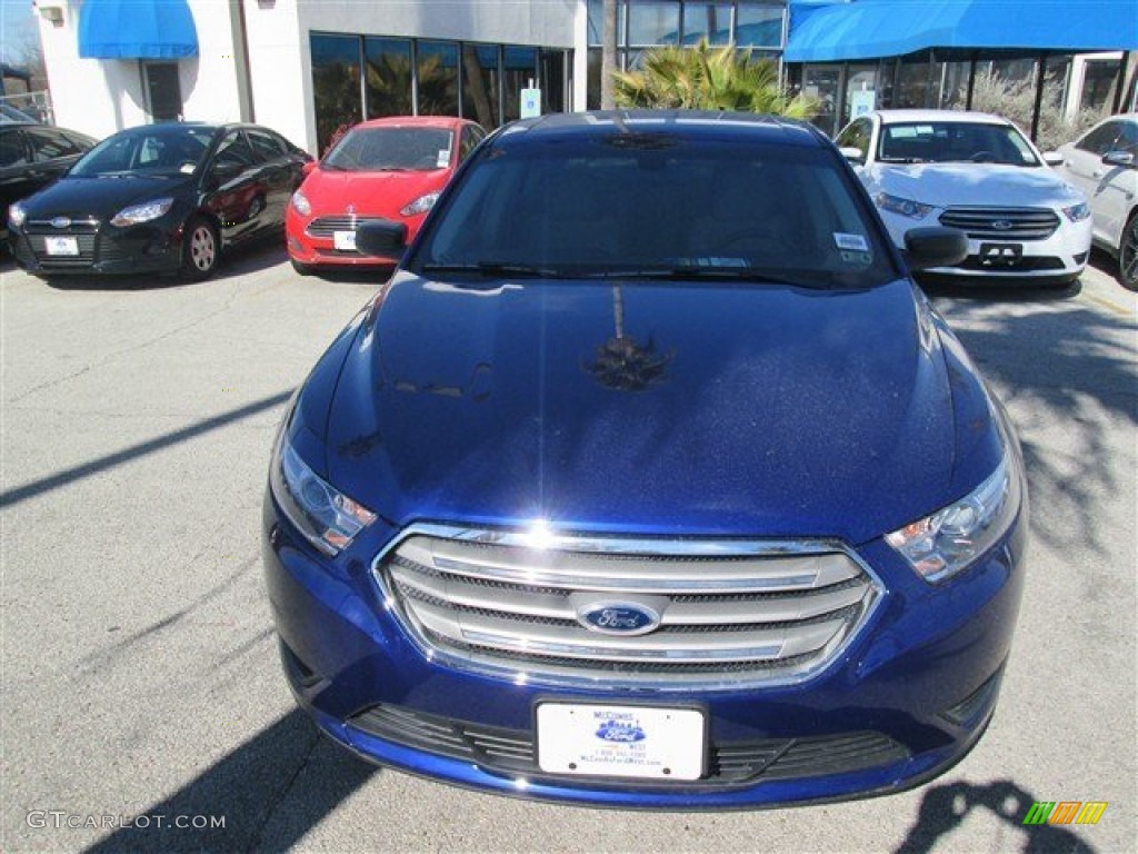 2014 Taurus SE - Deep Impact Blue / Dune photo #12