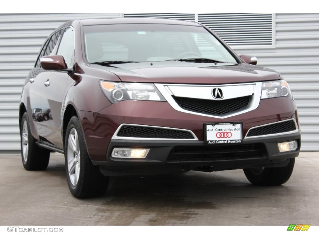 2011 MDX Technology - Dark Cherry Pearl / Parchment photo #1
